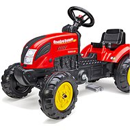 Falk šlapací traktor 2058L Country Farmer s vlečkou - červený - Šlapací traktor