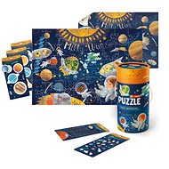 Dodo Didaktický tubus puzzle a aktivity Výlet do vesmíru - Stolní hra