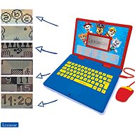 Lexibook Tlapková patrola Dvojjazyčný vzdělávací notebook čeština/angličtina, 124 aktivit - Interaktivní hračka
