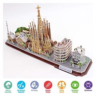 Cubicfun 3D puzzle CityLine panorama: Barcelona 186 dílků - 3D puzzle