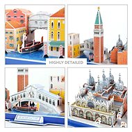 Cubicfun 3D puzzle CityLine panorama: Benátky 126 dílků - 3D puzzle