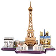Cubicfun 3D puzzle CityLine panorama: Paříž 114 dílků - 3D puzzle