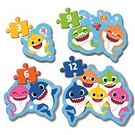 Clementoni Moje první puzzle Baby Shark 4v1 (3,6,9,12 dílků) - Puzzle