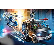 Playmobil Policejní helikoptéra: Pronásledování vozidla - Stavebnice