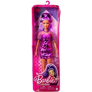 Barbie Modelka - Zářivě Fialové Šaty - Panenka
