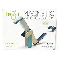 Magnetická stavebnice TEGU Blues - 14 dílů - Dřevěná stavebnice