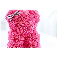 Rose Bear Růžový medvídek z růží 25 cm - Medvídek z růží
