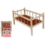 Dřevěná postýlka - Nábytek pro panenky