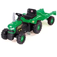 Dolu Traktor šlapací s vlečkou, zelený - Šlapací traktor