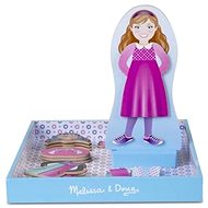 Melissa & Doug - magnetické oblékání - Panenka - Dřevěná hračka