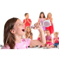 Dětský bezdrátový karaoke mikrofon myFirst Voice - pink - Hudební hračka