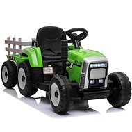 Traktor Workers s vlečkou, zelený - Dětský elektrický traktor