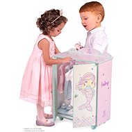 DeCuevas 55241 dřevěná šatní skříň pro panenky s doplňky ocean fantasy 2021 - Nábytek pro panenky