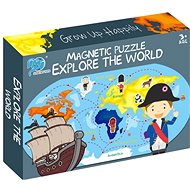 Magnetické puzzle knížka - prozkoumejte svět - Puzzle