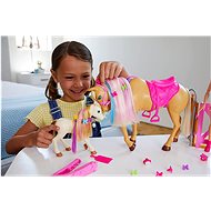 Barbie rozkošný koník s doplňky - Panenka