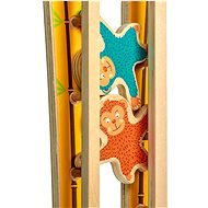 Lucy & Leo 240 Mazané opičky  - dřevěná nástěnná hračka - Dřevěná hračka
