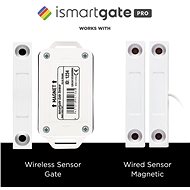 ismartgate Standard Pro Gate, dálkové ovládání až 3 bran - Dálkové ovládání
