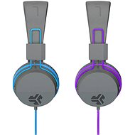 JLAB JBuddies Studio Over-Ear Folding Kids Headphones Grey/Blue - Sluchátka