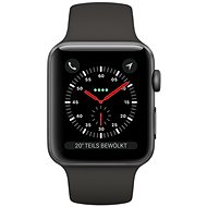 Apple Watch Series 3 38mm GPS Vesmírně šedý hliník s šedým sportovním řemínkem - Chytré hodinky