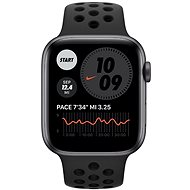 Apple Watch Nike Series 6 40mm Cellular Vesmírně šedý hliník s antracitovým/černým sportovním řemínk - Chytré hodinky