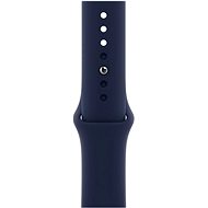Apple Watch Series 6 44mm Cellular Zlatý nerez s námořně modrým sportovním řemínkem - Chytré hodinky