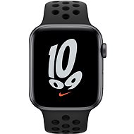 Apple Watch Nike SE Cellular 44mm Vesmírně šedý hliník s antracitovým/černým sportovním řemínkem Nik - Chytré hodinky