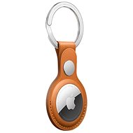 Apple AirTag kožená klíčenka zlatohnědá - AirTag klíčenka