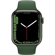 Apple Watch Series 7 45mm Cellular Zelený hliník s listově zeleným sportovním řemínkem - Chytré hodinky