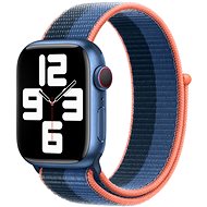 Apple Watch 45mm ledňáčkově/hlubokomořsky modrý provlékací sportovní řemínek - extra velký - Řemínek