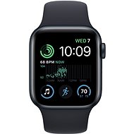 Apple Watch SE (2022) 40mm Temně inkoustový hliník s temně inkoustovým sportovním řemínkem - Chytré hodinky