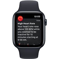 Apple Watch SE (2022) 44mm Temně inkoustový hliník s temně inkoustovým sportovním řemínkem - Chytré hodinky