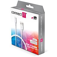 CONNECT IT Wirez Lightning Apple 2m bílý - Datový kabel