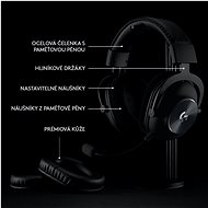Logitech G PRO X Wireless  Gaming Headset - Bezdrátová sluchátka