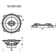 Sencor SCS BX1302 - Reproduktory do auta