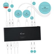 I-TEC USB-C Dual Display Docking Station, Power Delivery + napájecí adaptér - Dokovací stanice