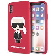 Karl Lagerfeld Iconic Bull Body pro iPhone X/XS Red - Kryt na mobil