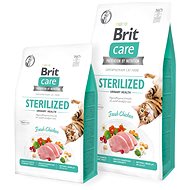 Brit Care Cat Grain-Free Sterilized Urinary Health, 0,4 kg - Granule pro kočky