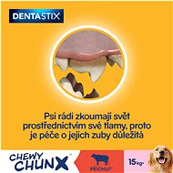 Pedigree Dentastix Chewy Chunx hovězí MAXI pamlsky pro psy 5 × 68g - Pamlsky pro psy