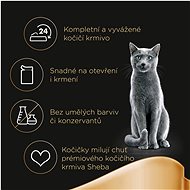 Sheba kapsička masový výběr ve šťávě pro dospělé kočky 12 × 85 g - Kapsička pro kočky