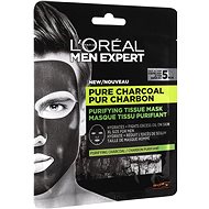 ĽORÉAL PARIS Men Expert Pure Charcoal Tissue Mask 30 g - Pleťová maska