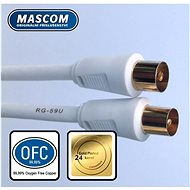 Mascom anténní kabel 7173-075EW, 7.5m - Koaxiální kabel