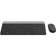 Logitech Slim Wireless Combo MK470 - CZ/SK - Set klávesnice a myši