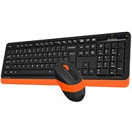 A4tech FG1010, oranžová - CZ - Set klávesnice a myši