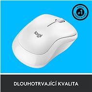Logitech Wireless Mouse M220 Silent, bílá - Myš