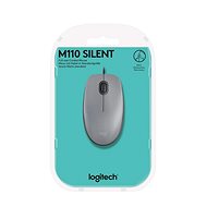 Logitech M110 Silent Mid Gray - Myš