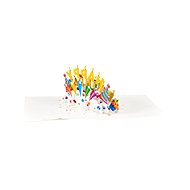 3D přání Krásné narozeniny - Dárkové přání