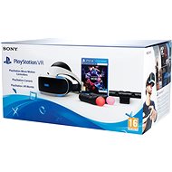 PlayStation VR pro PS4 + hra VR Worlds + PS4 kamera + PS MOVE Twin Pack - Brýle pro virtuální realitu