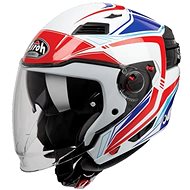 AIROH EXECUTIVE LINE bílá/modrá/červená XS - Helma na motorku