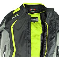 Cappa Racing AREZZO textilní černá/zelená XXL - Bunda na motorku