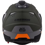 CASSIDA Tour 1.1 Spectre,  (zelená army matná/šedá/oranžová/černá, vel. M) - Helma na motorku